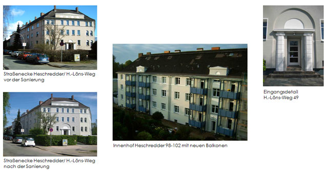 Modernisierung von 36 Genossenschaftswohnungen in Hamburg-Fuhlsbüttel