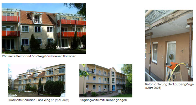 Modernisierung von 30 Genossenschaftswohnungen in Hamburg-Fuhlsbüttel